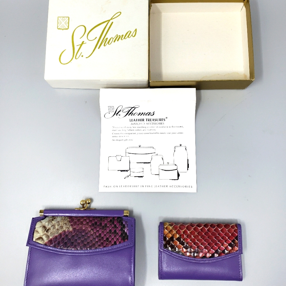 St. Thomas Leather Treasures Wallet & Key Valet